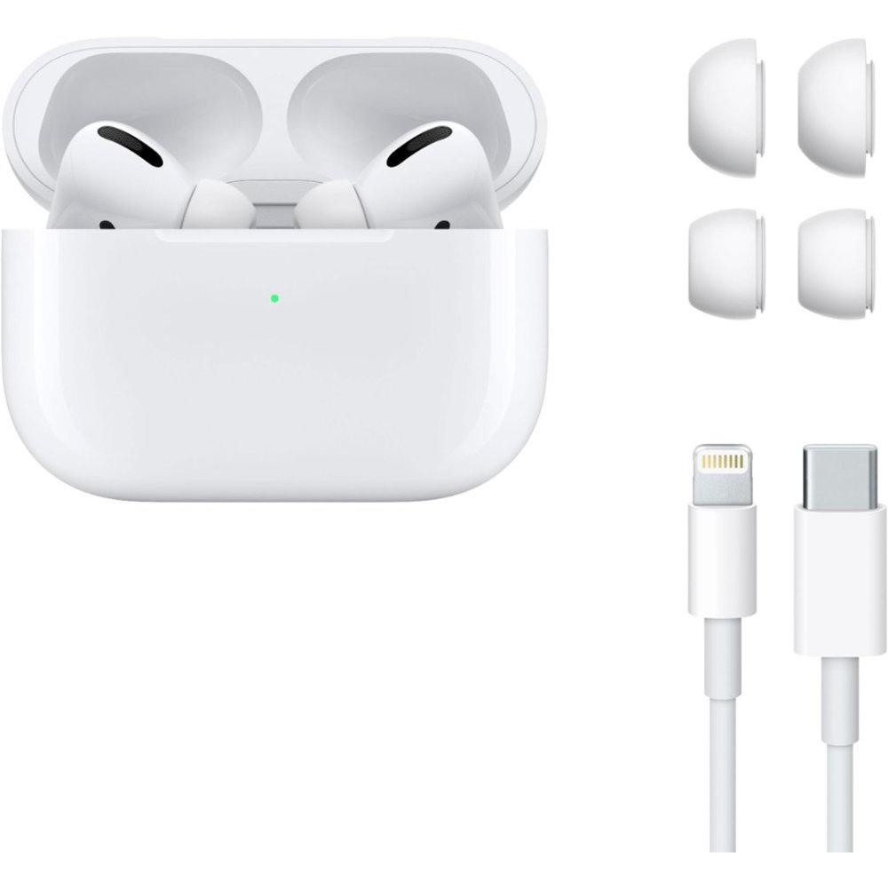 Apple AirPods Pro MagSafe充電ケース付 USED美品 第一世代 ワイヤレスイヤホン 耐汗 耐水 ノイズキャンセリング MLWK3J/A 完動品 V9289