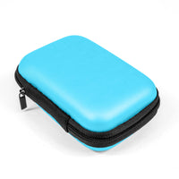 Compact Electronics Accessories Cable Organizer Case / Blue