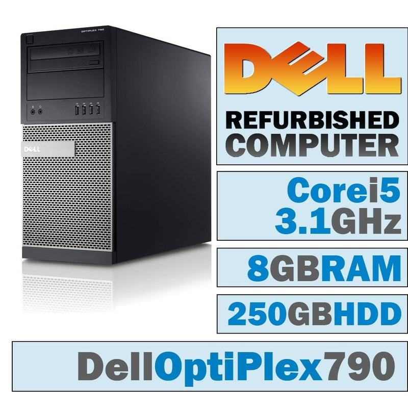 number of memory slots dell desktop computer 790mt intel core i5 2400 (3.10 ghz)