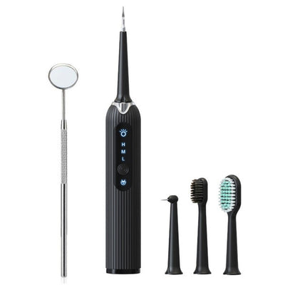 Electric Dental Scaler Vibration Tooth Calculus Remover / Black