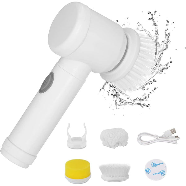 Rechargeable Cleaning Brush Cordless - Hurricane Muscle Scrubber -  Tanziilaat