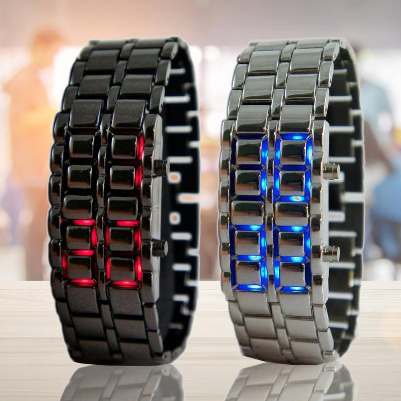 faceless led watch