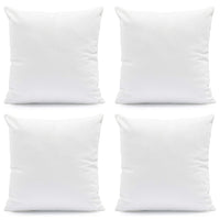 Hannah Linen Hypoallergenic Throw Pillows - White