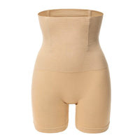 High Waist Shapewear Seamless Tummy Control Panties / Beige / Small