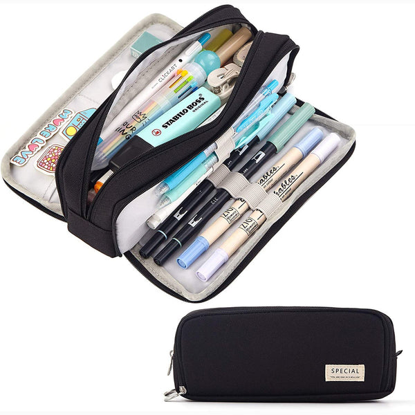 Multi Compartment Large Capacity Pencil Case