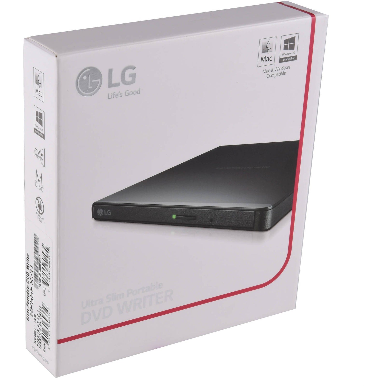 lenovo wont recognize lg slim portable dvd writer