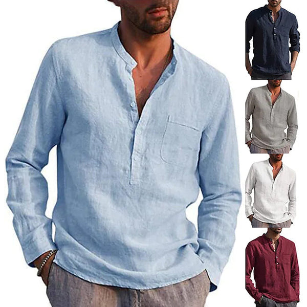 Men's Breathable Quick Dry Button Down Shirt T-Shirt Top