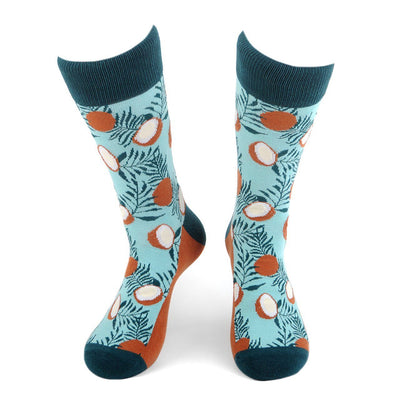 Men's Novelty Socks - Assorted Styles / Coconuts