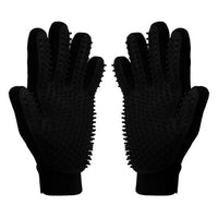 Multipurpose Pet and Animal Gloves for De-Shedding, Bathing and Grooming / Black