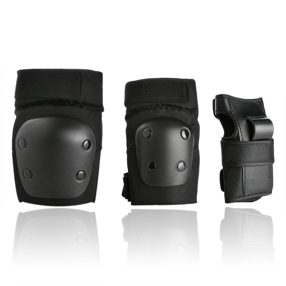 Image of Odoland Knee and Elbow Waist Pads for Cycling, Skating, Mini Biking Riding Adjustable Size