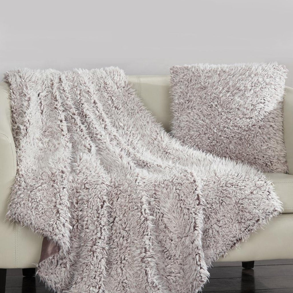 Plush Throw Blanket And Pillow Set DailySale