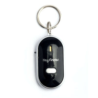 Smart Key Finder Anti-Lost Whistle Sensors Keychain / Black