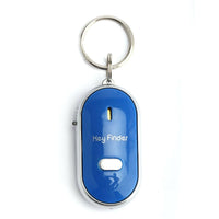 Smart Key Finder Anti-Lost Whistle Sensors Keychain / Blue