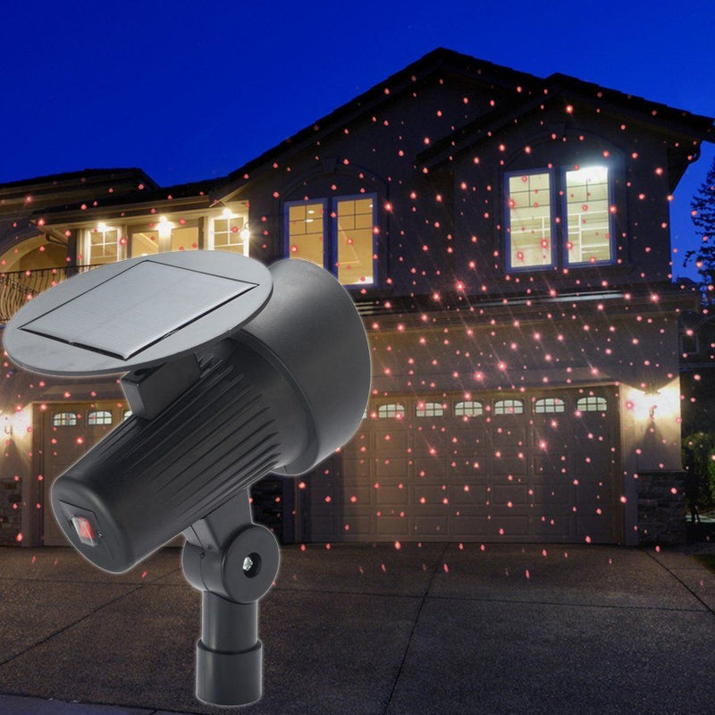 solar powered christmas laser light projector