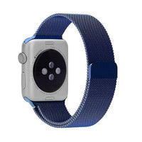 Stainless Steel Milanese Loop Band Replacement for Apple Watches / Blue / 38mm