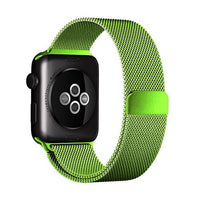 Stainless Steel Milanese Loop Band Replacement for Apple Watches / Green / 38mm