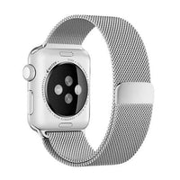 Stainless Steel Milanese Loop Band Replacement for Apple Watches / Silver / 38mm
