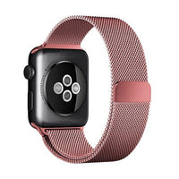 Stainless Steel Milanese Loop Band Replacement for Apple Watches / Pink / 42mm