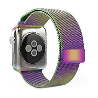 Stainless Steel Milanese Loop Band Replacement for Apple Watches / Rainbow / 42mm