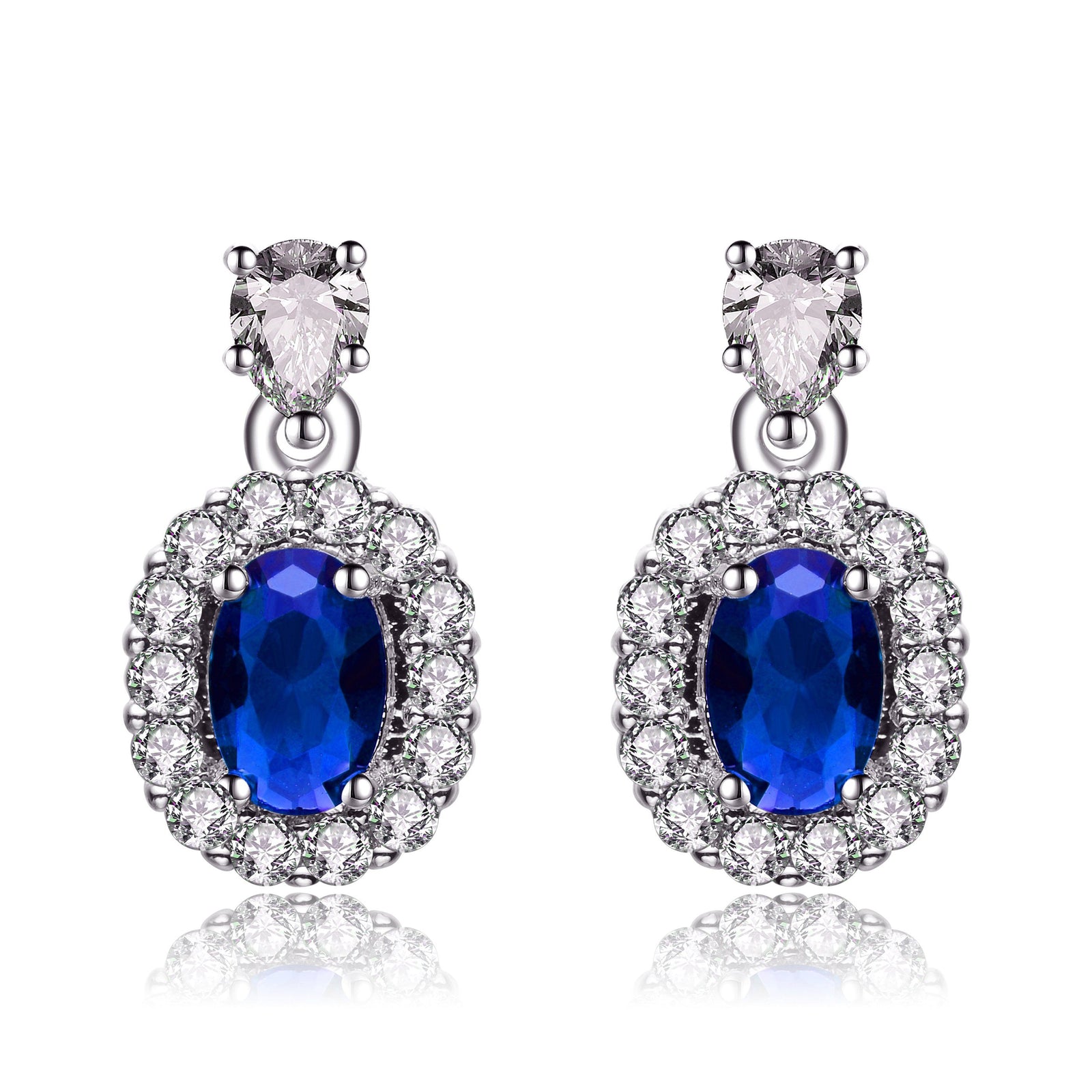 Sterling Silver Sapphire Earrings | DailySale