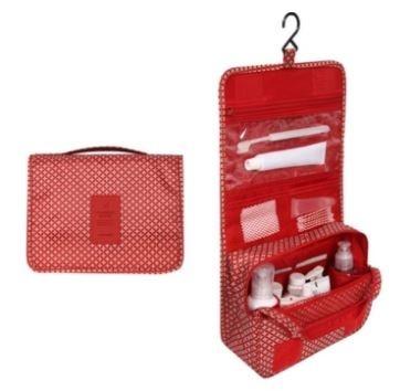 Waterproof Travel Toiletry Bag - Assorted Styles / Red Shuriken