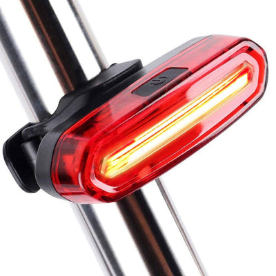 Waterproof USB Rechargeable LED Bicycle Tail Warning Lamp