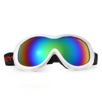 White for Kid Ski Goggles Double Anti Fog Lenses Sun Glasses