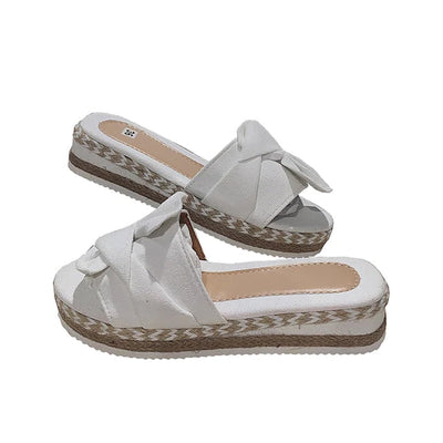 Women's Summer Casual Platform Sandals / White / US8
