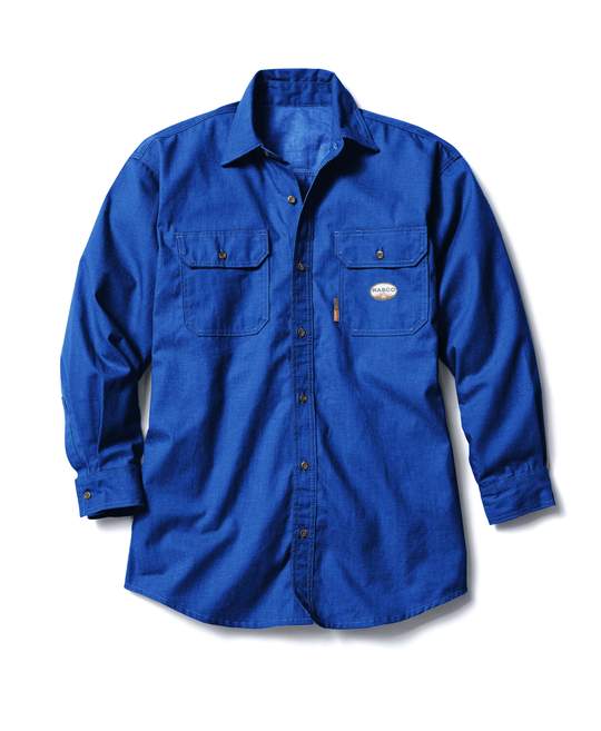 $ CLEARANCE **Rasco Royal Blue FR DH Uniform Shirt