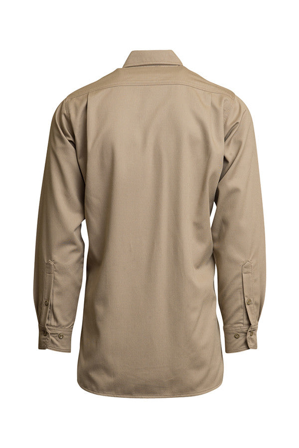 Lapco FR 7 oz Uniform Shirt-88/12 Ultrasoft in Khaki, Blue, Grey, and Navy