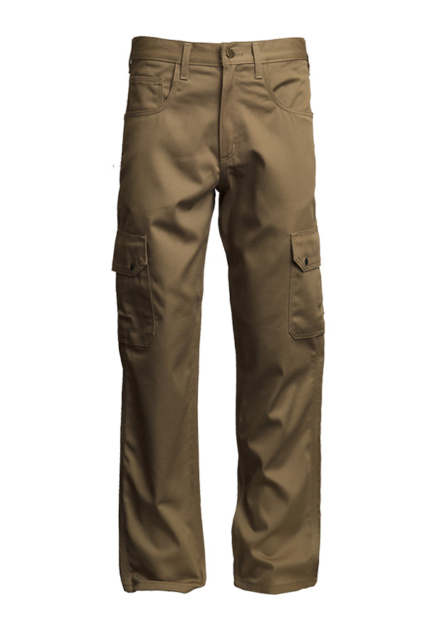 Lapco FR Khaki 9 OZ Cargo Pants- 100% Cotton