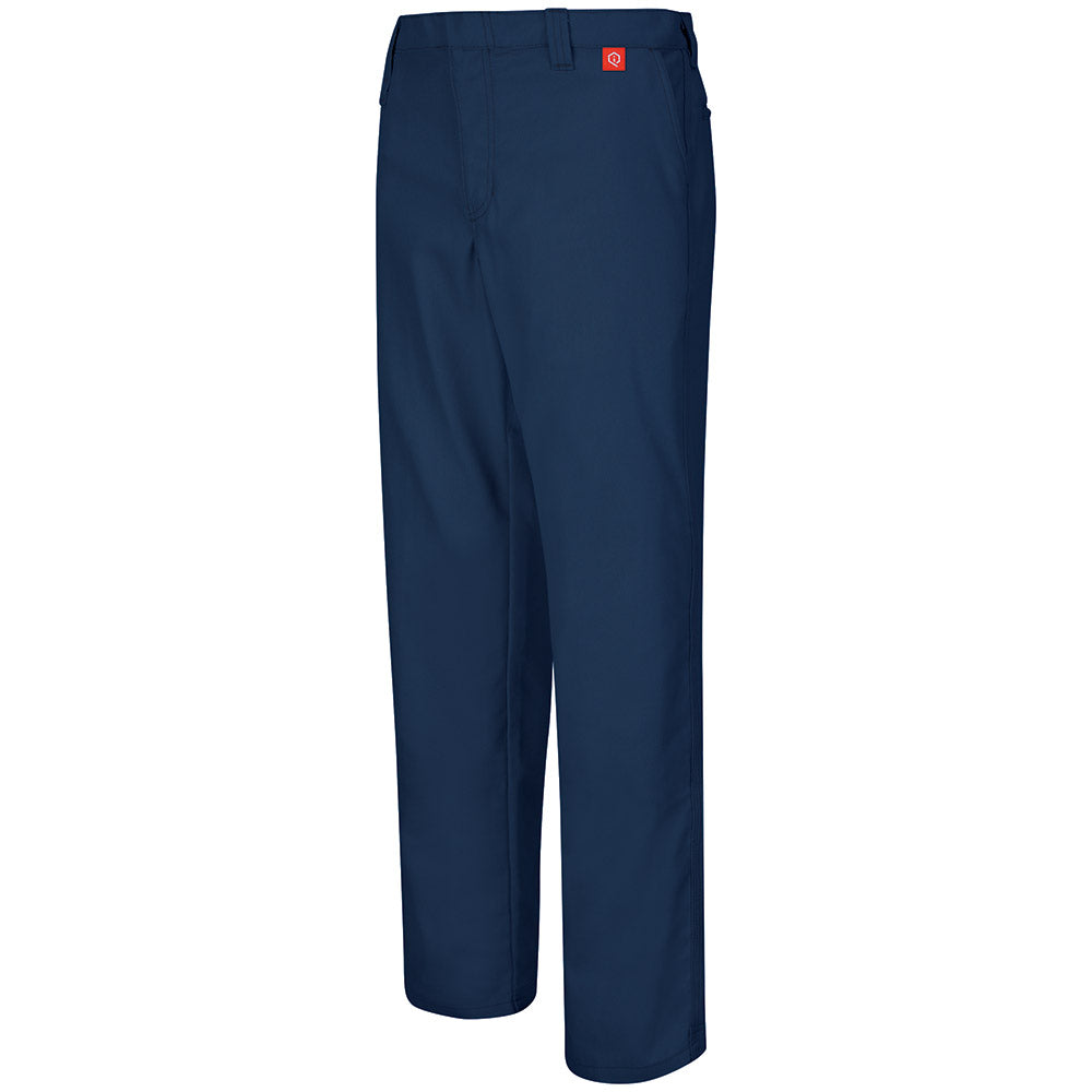 Men's FR Bulwark iQ Series Endurance Work Pant - Canvas - 9oz in Navy QP10NV