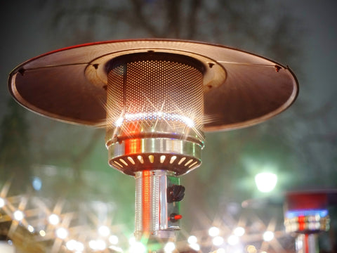 Patio Heater in a commercial area