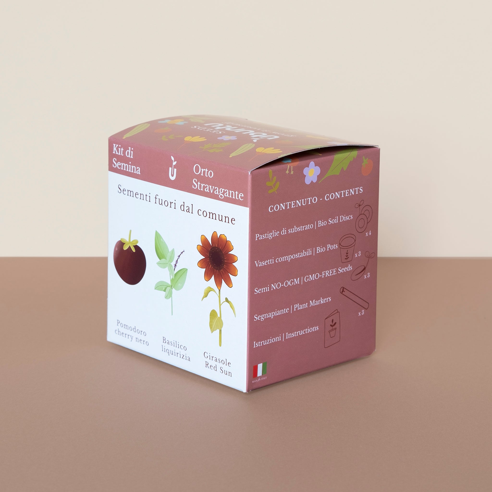 Kit di semina fiori edibili - Ubuntu Seeds – Ubuntu Pack