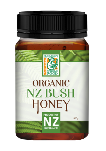 Radiant Organic NZ Bush Honey