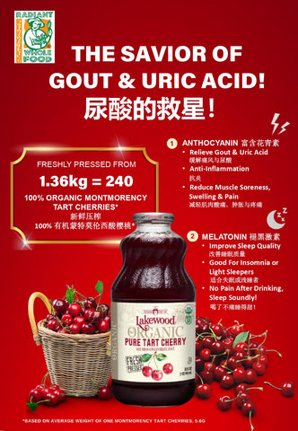 Health Benefits of Tart Cherry Juice : The Savior of Gout & Uric Acid