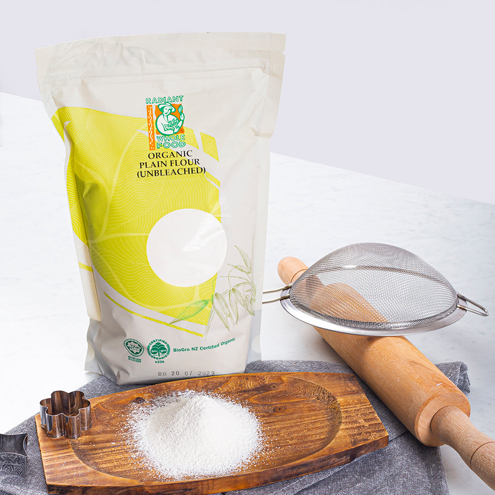 Radiant Organic Unbleached Plain Flour | Organic Food Delivery ...