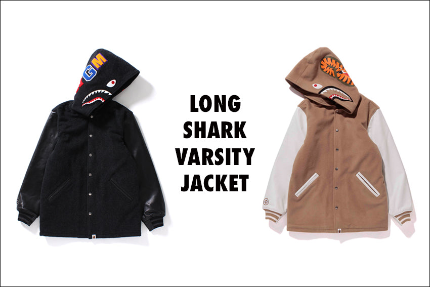bape shark varsity jacket
