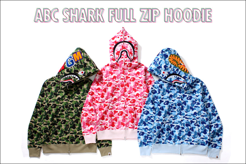 abc shark full zip hoodie