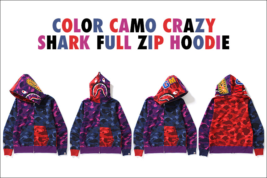 crazy camo bape hoodie