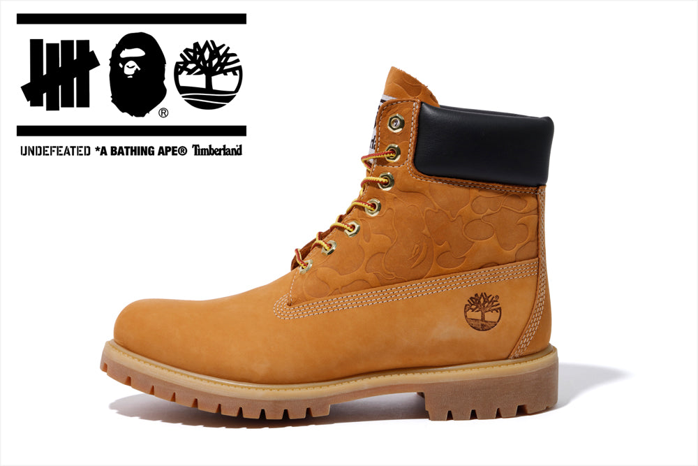 timberland bape undefeated