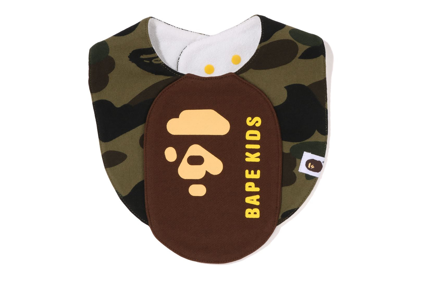 1ST CAMO APE HEAD MOTIF BIB