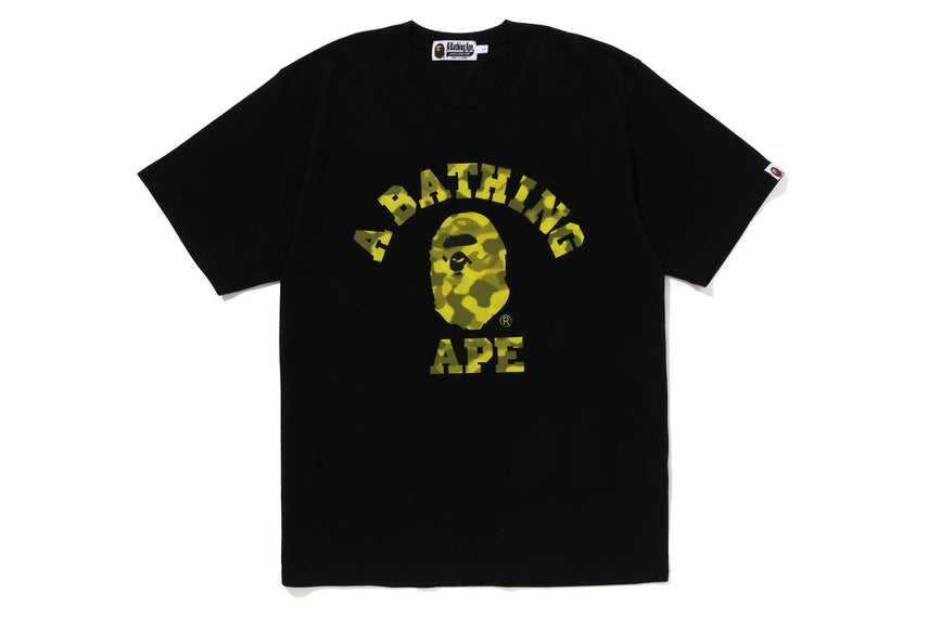 bape mcm camo ape head tee