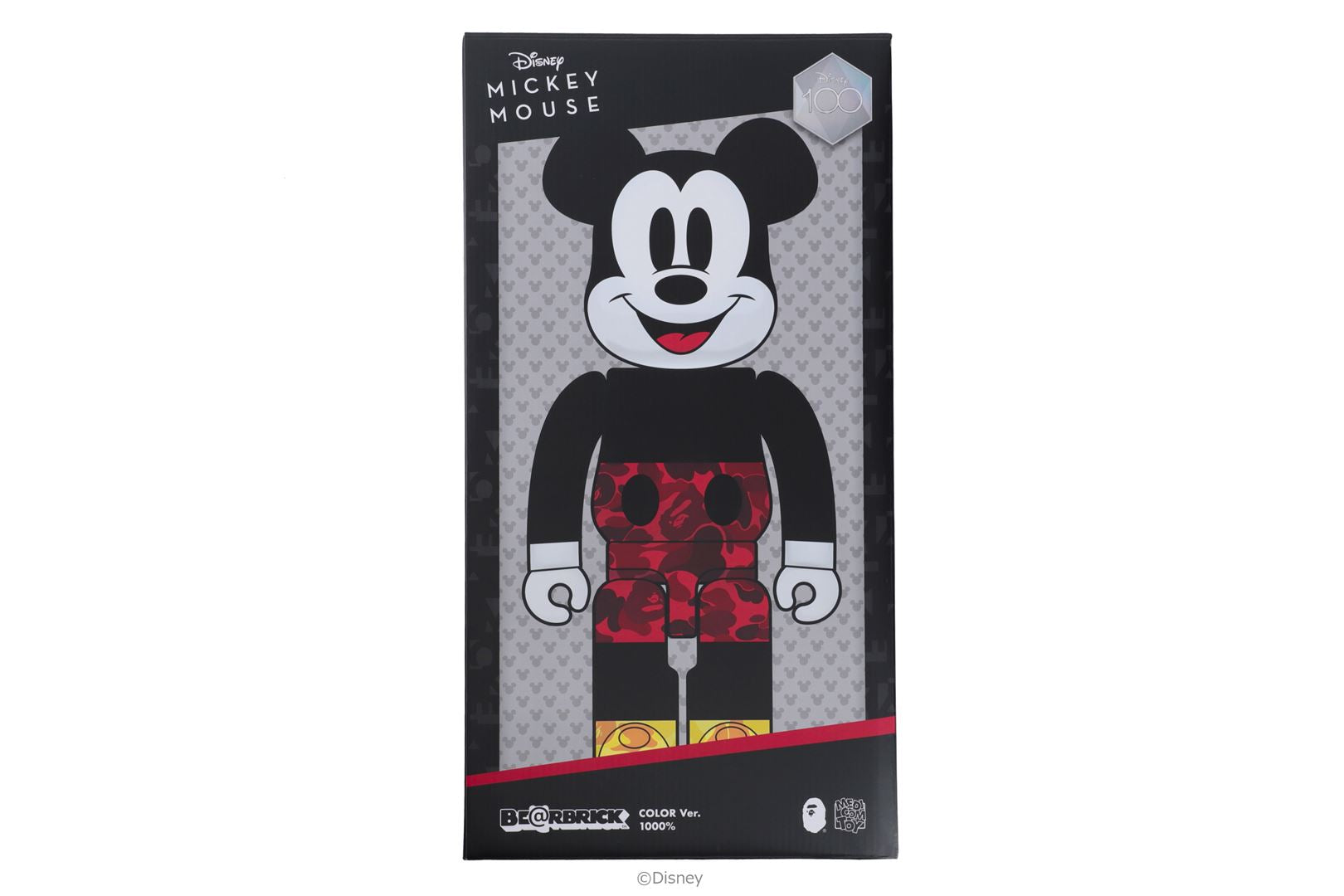 BAPE X MICKEY MOUSE ORIGINAL COLOR BE@RBRICK 1000%