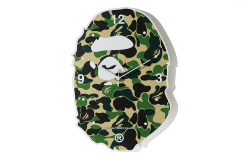 ABC CAMO APE HEAD WALL CLOCK | bape.com