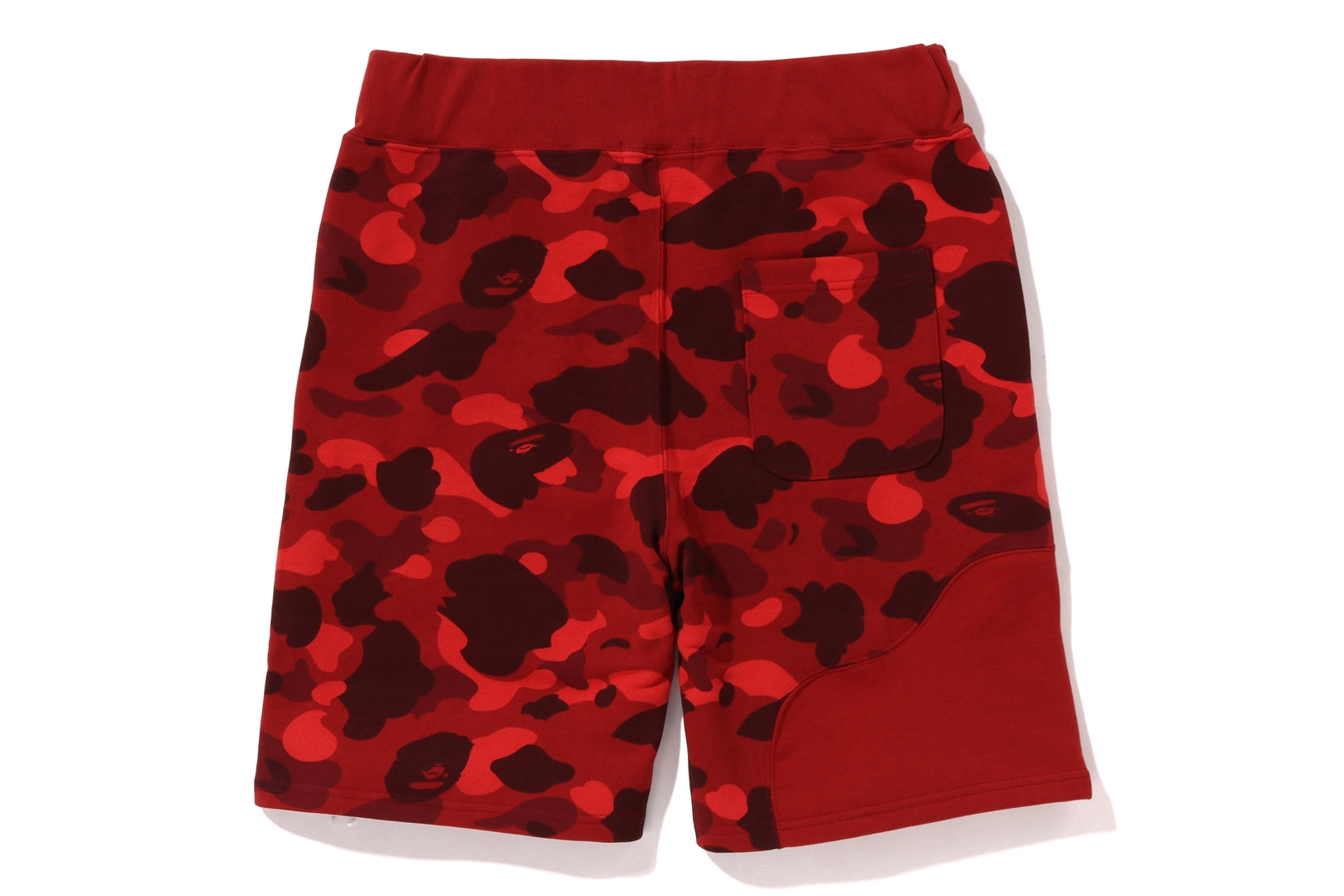 COLOR CAMO CUTTING SWEAT SHORTS