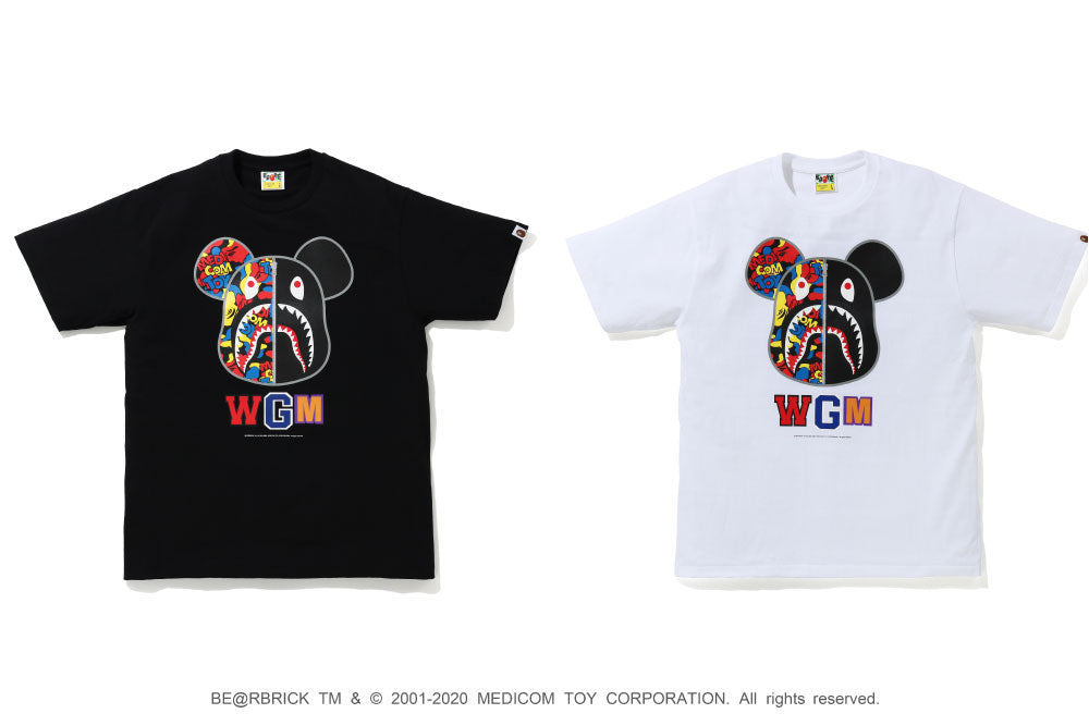 【限定】BAPE×メディコムトイ Tシャツ Lサイズ白黒2枚セット