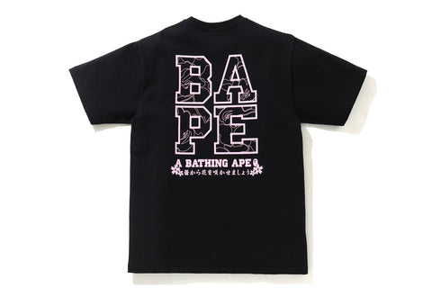 Bape 2021 桜 SAKURA Tシャツ　ブラック　黒　XL  新品未使用メンズ