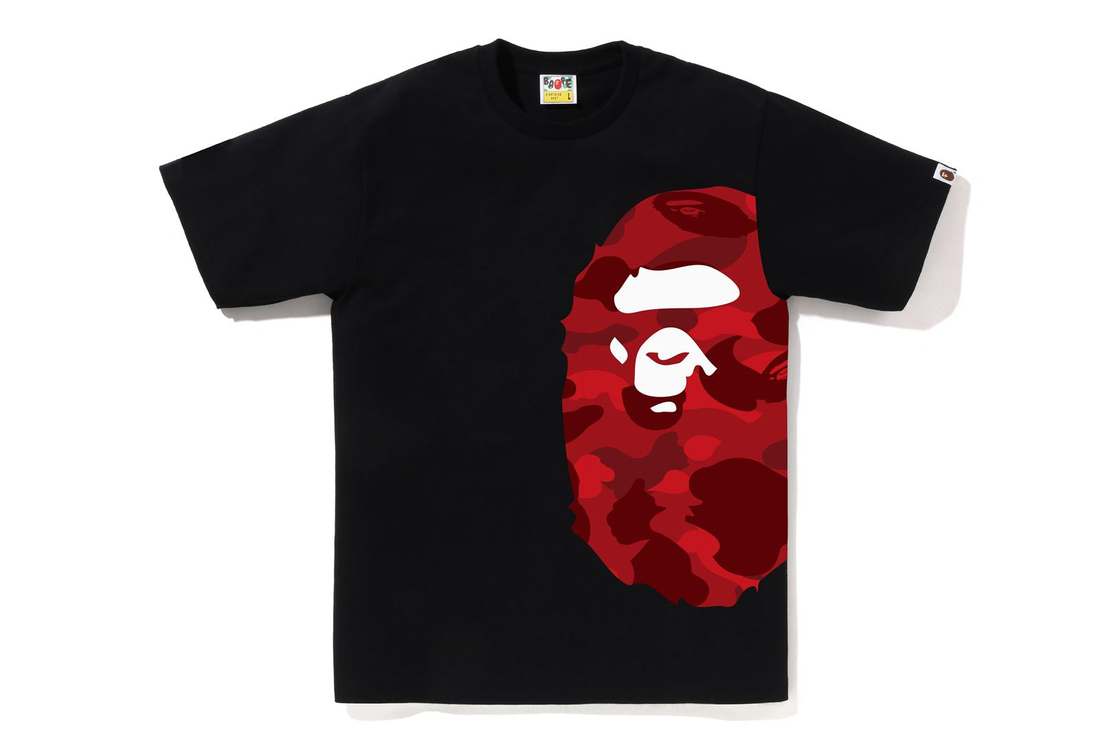 COLOR CAMO SIDE BIG APE HEAD TEE