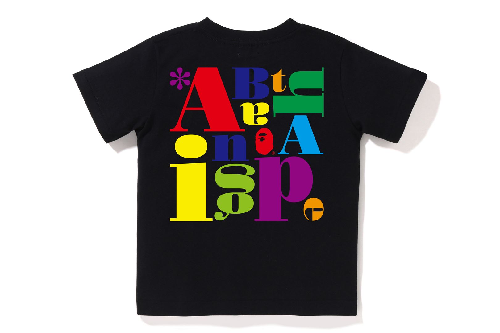 COLORFUL A BATHING APE LOGO TEE